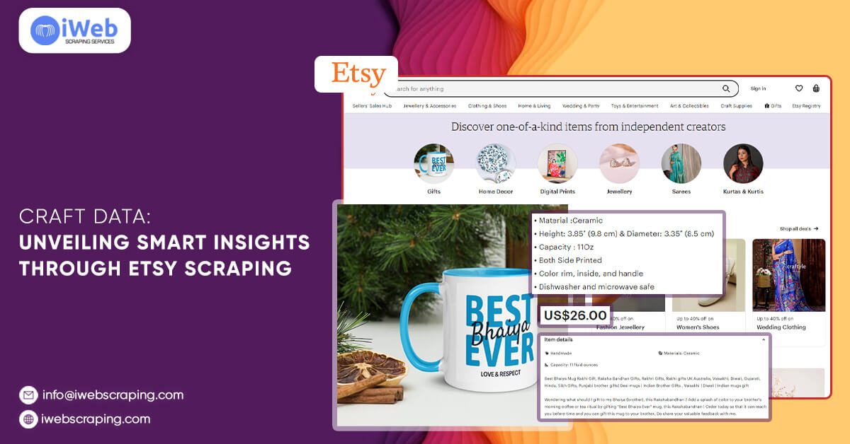 Craft Data Unveiling Smart Insights  through Etsy Scraping